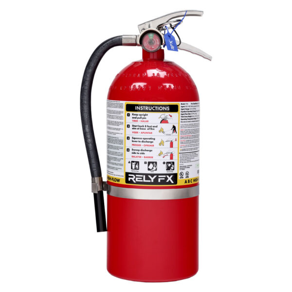 P10A-HF Hand Portable 10lb ABC High-Flow Stored Pressure Fire Extinguisher