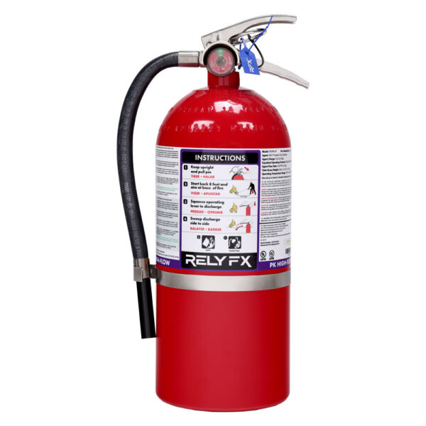 P10PK-HF Hand Portable 10lb PK High-Flow Stored Pressure Fire Extinguisher