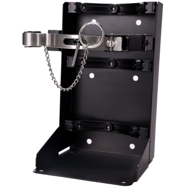 Heavy-Duty Black Steel Fire Extinguisher Bracket 81-739