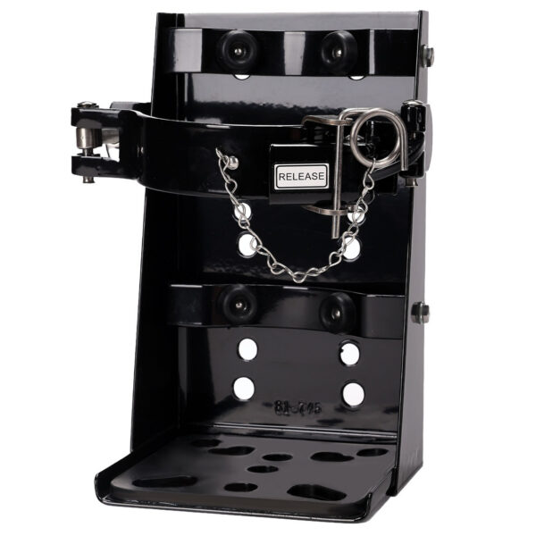 Heavy Duty Black Steel Fire Extinguisher Bracket 81-745